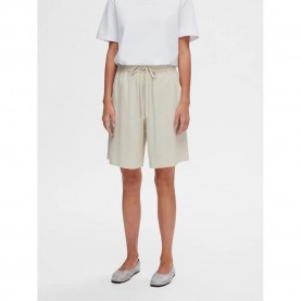 къси,панталони,дамски,панталони,selected,viva,shorts,sandshell,(beige)