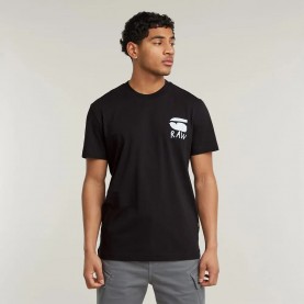 тениска,мъжки,тениски,g,star,burger,back,short,sleeve,t,shirt,black,(dark,black)