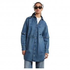рокля,дамски,поли,и,рокли,g,star,modular,long,sleeve,midi,dress,blue