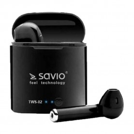 слушалки,слушалки,savio,tws,02,wireless,earphones,black,(black)