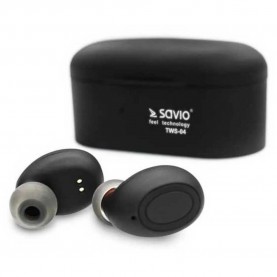 слушалки,слушалки,savio,tws,04,wireless,earphones,black,(black)