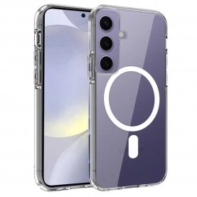 Cool Samsung Galaxy S24 Magnetic phone case - Clear (Clear) други,аксесоари,cool,samsung,galaxy,s24,magnetic,phone,case,clear,(clear)