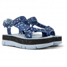 Сандали Camper K200851 Oruga Up sandals - Blue (Multi Assorted 017) сандали,дамски,сандали,и,чехли,camper,k200851,oruga,up,sandals,blue,(multi,assorted,017)