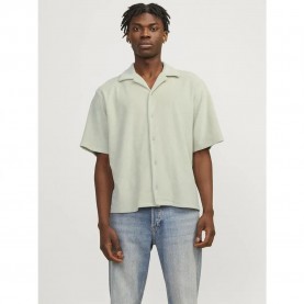 риза,с,къс,ръкав,мъжки,ризи,jack,&,jones,bla,terry,short,sleeve,shirt,green,(green,tint)