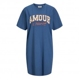 рокля,дамски,поли,и,рокли,jack,&,jones,christine,jjxx,short,sleeve,short,dress,blue,(deep,water)