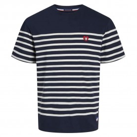 тениска,мъжки,тениски,jack,&,jones,david,short,sleeve,t,shirt,navy,blazer,stripes,cloud,dancer,(black)