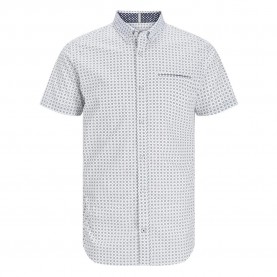 риза,с,къс,ръкав,мъжки,ризи,jack,&,jones,jack,print,short,sleeve,shirt,white,(white,fit,comfort)