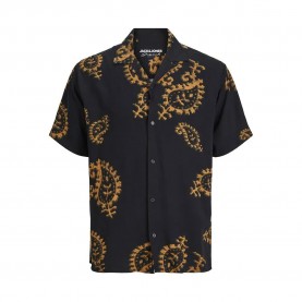 риза,с,къс,ръкав,мъжки,ризи,jack,&,jones,luke,party,short,sleeve,shirt,black,(brown)
