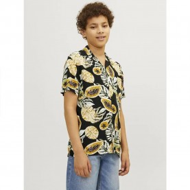 риза,с,къс,ръкав,детски,ризи,jack,&,jones,luke,trampa,short,sleeve,shirt,multicolor,(black)