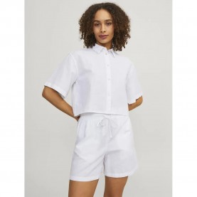 риза,с,къс,ръкав,дамски,блузи,дамски,ризи,jack,&,jones,lulu,jjxx,short,sleeve,shirt,white,(white)