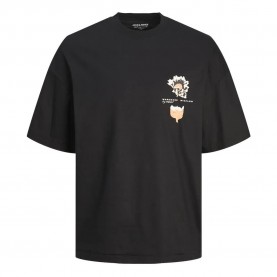 тениска,мъжки,тениски,jack,&,jones,sequoia,graphic,short,sleeve,t,shirt,black