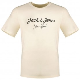 тениска,мъжки,тениски,jack,&,jones,settle,short,sleeve,t,shirt,buttercream,(beige)