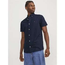 риза,с,къс,ръкав,мъжки,ризи,jack,&,jones,summer,shield,short,sleeve,shirt,blue,(navy,blazer,fit,slim,fit)