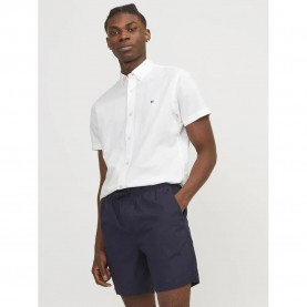 риза,с,къс,ръкав,мъжки,ризи,jack,&,jones,summer,shield,short,sleeve,shirt,white,fit,slim,fit,(white)