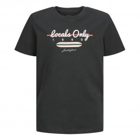 тениска,детски,тениски,jack,&,jones,wave,short,sleeve,t,shirt,black,(black)