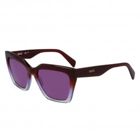 слънчеви,очила,слънчеви,очила,liu·jo,795s,sunglasses,brown,purple,(gradient,mahogany,violet)