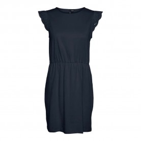 сако,дамски,поли,и,рокли,vero,moda,emily,sleeveless,short,dress,black,(navy,blazer)