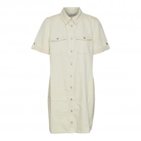 рокля,дамски,поли,и,рокли,vero,moda,jennie,short,sleeve,short,dress,beige,(ecru)