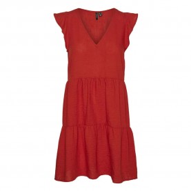 рокля,дамски,поли,и,рокли,vero,moda,kita,sleeveless,midi,dress,aura,orange,(red)