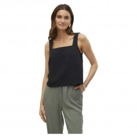 тениска,дамски,тениски,vero,moda,kita,sleeveless,t,shirt,black,(grey)