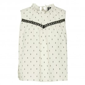 дамски,блузи,дамски,ризи,vero,moda,lulu,dobby,sleeveless,blouse,beige,(oatmeal,detail,black,dobby)