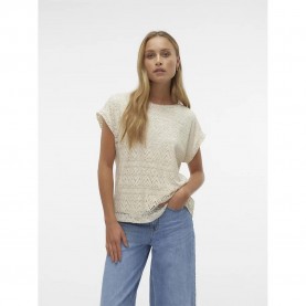 дамски,блузи,дамски,ризи,vero,moda,maya,ava,short,sleeve,blouse,birch,(beige)