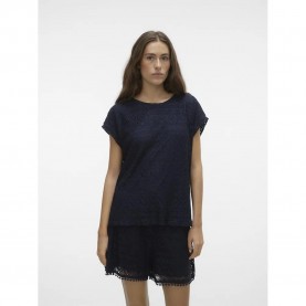 сако,дамски,блузи,дамски,ризи,vero,moda,maya,ava,short,sleeve,blouse,blue,(navy,blazer)