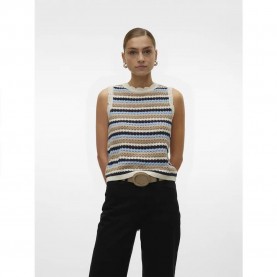 сако,дамски,пуловери,дамски,плетени,дрехи,vero,moda,menorca,sweater,brown,(birch,detail,w.,silverlning,navyblazer,dutchcanal,silvermink)