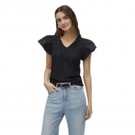 дамски,блузи,дамски,ризи,vero,moda,naja,short,sleeve,blouse,black
