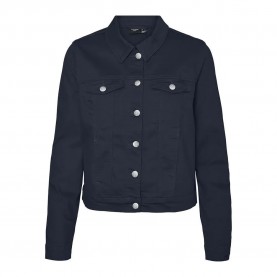 яке,дамски,якета,и,палта,vero,moda,wild,soya,denim,jacket,navy,blazer,detail,nue043,matte,silver,(blue)