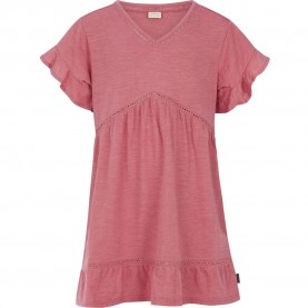 Рокля Protest Ming short sleeve midi dress - Smooth Pink рокля,дамски,поли,и,рокли,protest,ming,short,sleeve,midi,dress,smooth,pink