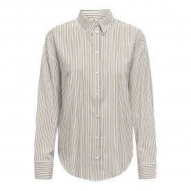 риза,с,дълъг,ръкав,дамски,блузи,дамски,ризи,only,alice,sarah,long,sleeve,shirt,green,(cloud,dancer,stripes,walnut)