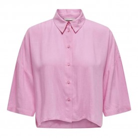 риза,с,къс,ръкав,дамски,блузи,дамски,ризи,only,astrid,life,short,sleeve,shirt,pink,(begonia,pink)