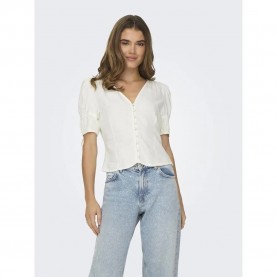 дамски,блузи,дамски,ризи,only,caro,short,sleeve,blouse,beige,(cloud,dancer)