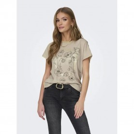 тениска,дамски,тениски,only,flora,res,short,sleeve,t,shirt,beige,(white,pepper,print,flower)