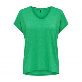 тениска,дамски,тениски,only,harrie,life,short,sleeve,t,shirt,green,(deep,mint,detail,gold,metallic,fibers)