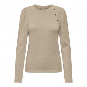 блуза,дамски,пуловери,дамски,плетени,дрехи,only,nanna,sweater,beige,(humus)