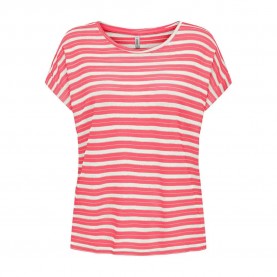 тениска,дамски,тениски,only,susie,short,sleeve,t,shirt,pink,(coral,paradise,stripes,cloud,dancer+frosted,almond)