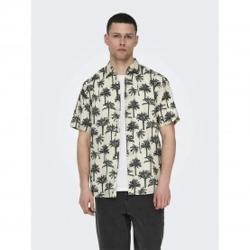 риза,с,къс,ръкав,мъжки,ризи,only,&,sons,bronx,reg,short,sleeve,shirt,beige,(cloud,dancer)