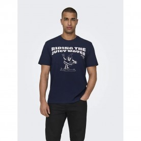 тениска,мъжки,тениски,only,&,sons,kim,reg,funny,short,sleeve,t,shirt,navy,blazer,(blue)