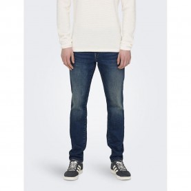 дънки,мъжки,панталони,only,&,sons,loom,one,dmbd,6817,tai,slim,fit,jeans,blue