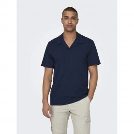 сако,мъжки,блузи,с,яка,only,&,sons,yakob,reg,resort,short,sleeve,polo,navy,blazer,(blue)