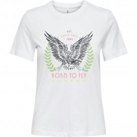 тениска,дамски,тениски,only,henny,life,reg,short,sleeve,t,shirt,bright,white,print,eagle,(white)