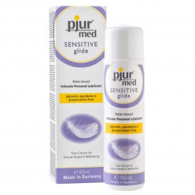 хигиена,тяло,pjur,med,sensitive,glide,lubricant,clear,(transparent)