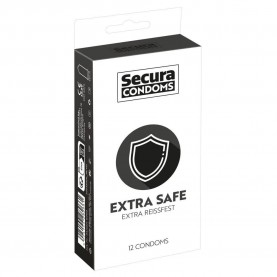 Secura Extra Safe condoms 12 units - Clear (Transparent) хигиена,тяло,secura,extra,safe,condoms,12,units,clear,(transparent)