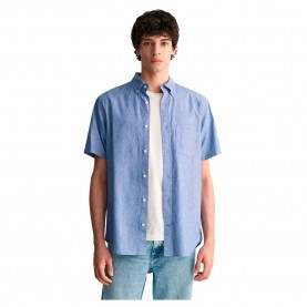 риза,с,къс,ръкав,мъжки,ризи,gant,3240101,short,sleeve,shirt,blue