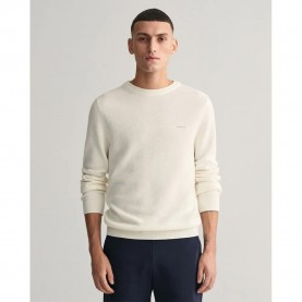 блуза,мъжки,пуловери,gant,8040521,sweater,beige,(eggshell)
