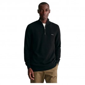 блуза,мъжки,пуловери,gant,8040523,half,zip,sweater,black,(black)