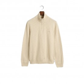 блуза,мъжки,пуловери,gant,flamme,half,zip,sweater,ochre,(beige)