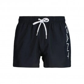 бански,гащета,мъжки,бански,костюми,gant,lightweight,swimming,shorts,black,(black)